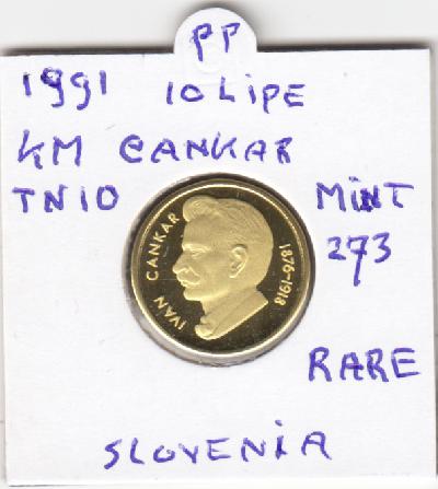 Beschrijving: 10 Lipe CANKAR mint 273 (6,75 gr 0.900)rare